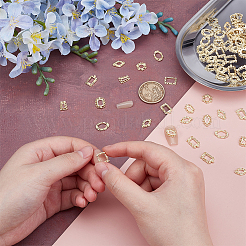 Alloy Cabochons&nbsp;MRMJ-WH0082-77