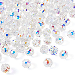 80Pcs AB Color Plated Glass Beads&nbsp;EGLA-TA0013-01A