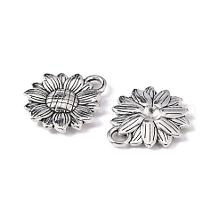 Sunflower Tibetan Style Alloy Pendants&nbsp;TIBEP-R344-35AS-LF