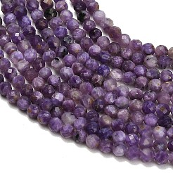 Natural Charoite Beads Strands&nbsp;GG-CBA77FB-B02-3mm
