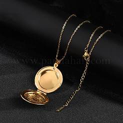 201 Stainless Steel Cable Chain Necklaces&nbsp;NJEW-M050-04A-G-1