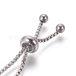 Tarnish Resistant Adjustable 304 Stainless Steel Bracelet Making&nbsp;X-STAS-G169-01P
