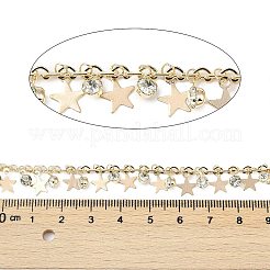 Handmade Brass & Rhinestone Chains&nbsp;CHC-Z001-11KCG
