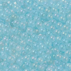 Luminous Transparent Glass Seed Round Beads&nbsp;GLAA-F124-D07-B