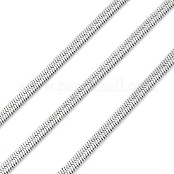 304 Stainless Steel Snake Chains&nbsp;CHS-M009-05P-01