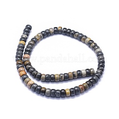 Natural Polychrome Jasper/Picasso Stone/Picasso Jasper Beads Strands&nbsp;G-K293-B06-B