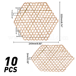 DIY Woven Bamboo Network&nbsp;FIND-WH0101-08