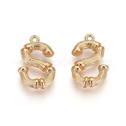 Brass Pendants&nbsp;KK-F782-08G-S-NF
