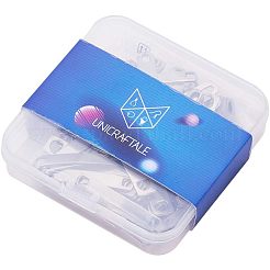 304ステンレススチールリンク  長方形  ステンレス鋼色  7.4x7.2x1.7cm  60個/箱&nbsp;STAS-UN0001-06