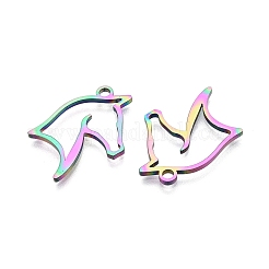 Ion Plating(IP) 201 Stainless Steel Pendants&nbsp;STAS-T063-167M