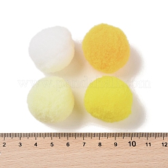 ポリエステルボールデコレーション  ポンポムボール  DIYクラフト用  きいろ  2.6~3cm  約30個/セット&nbsp;FIND-Z042-02A