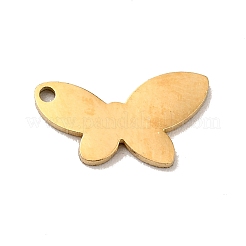 304 Stainless Steel Pendants Ion Plating(IP)&nbsp;STAS-J040-16B-G