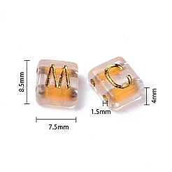 Transparent Electroplate Acrylic Multi-Strand Links&nbsp;MACR-SZ0001-13