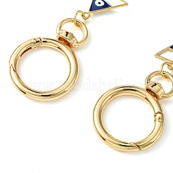 Alloy Evil Eye Enamel Link Bag Extender Chains&nbsp;AJEW-BA00132-02