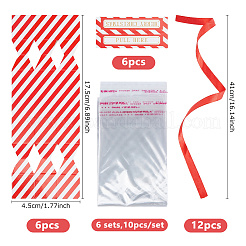 6Pcs Candy Shaped Paper Christmas Surprise Pull Out Money Pouch Gift Boxes for Cash Gift&nbsp;ABAG-DC0001-06