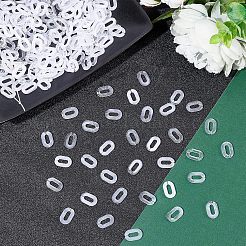 1000Pcs Acrylic Linking Rings&nbsp;OACR-FH0001-033