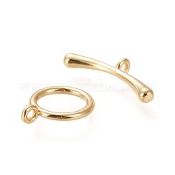 Brass Toggle Clasps&nbsp;KK-L006-005G