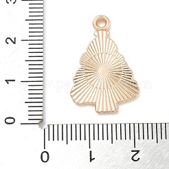 クリスマス合金エナメルペンダント  ゴールドカラー  クリスマスツリー  24x16x1.2mm  穴：1.8mm&nbsp;ENAM-K074-01G-13