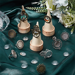 DIY Blank Dome Finger Rings Making Kit&nbsp;DIY-SC0022-15