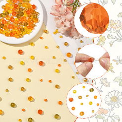 900Pcs 9 Colors Thanksgiving Day Theme Glass Beads Strands&nbsp;EGLA-SP0001-36