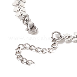 Natural Pearl Link Bracelet with 304 Stainless Steel Cobs Chains for Women&nbsp;BJEW-TA00214