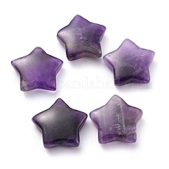天然＆合成混合天然石ビーズ  穴がない  スター  20~21x20~21x6~6.5mm&nbsp;G-O196-11A