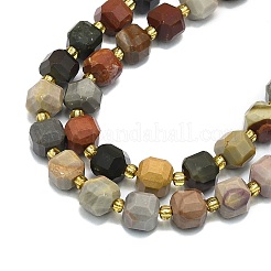 Natural Ocean Jasper Beads Strand&nbsp;G-I376-D82-01