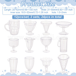 Plastic Mini Cups Set&nbsp;DIY-WH0215-96