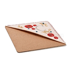 4Pcs Letter Personalized Hand Embroidered Corner Bookmarks&nbsp;JX587C