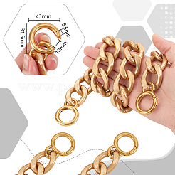 Aluminum Bag Curb Chains&nbsp;FIND-WH0139-485