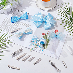 DIY Iron Hair Accessories Making Kit&nbsp;DIY-WR0004-44B