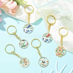 Alloy Enamel Pendants Keychain&nbsp;KEYC-JKC00503