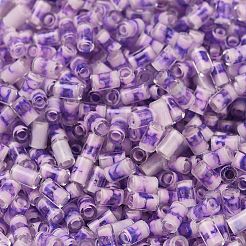 Two Tone Inside Colours Transparent Glass Seed Beads&nbsp;SEED-C004-05J