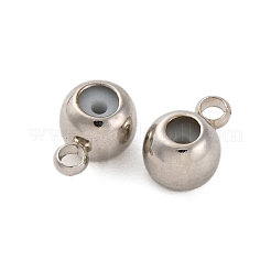 Rack Plating Brass with Plastic Tube Bails&nbsp;KK-Z070-27P