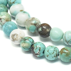 Natural Howlite Beads Strands&nbsp;X-G-L555-02-6mm