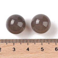 天然グレーアゲート穴なし球形ビーズ  ラウンド  14mm&nbsp;G-K353-04C-06