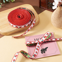 10Yards Polyester Strawberry Ribbon&nbsp;OCOR-TA0003-62B