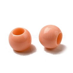 Opaque Acrylic European Beads Beads&nbsp;SACR-ZX012-17B
