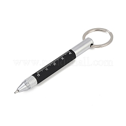 Aluminum Practical 6-in-1 Keychain Pen&nbsp;AJEW-R004-01P-04