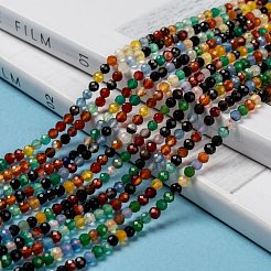 Natural Agate Beads Strands&nbsp;G-A129-3mm-A06