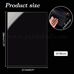 塩ビプラスチックシート  a4サイズ  長方形  透明  298x211x0.5mm&nbsp;DIY-WH0028-45A