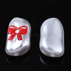3D Printed ABS Plastic Imitation Pearl Beads&nbsp;KY-S163-437