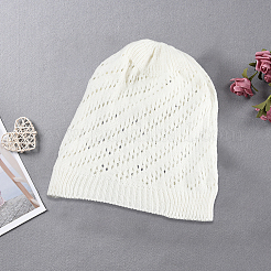 Acrylic Fiber Hand Woven Hat&nbsp;AJEW-WH20067-095A