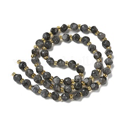 天然ラルビカイトビーズ連売り  シードビーズで  多面カット  サイコロ  6x6mm  穴：1mm  約47~52個/連  15.35''~15.75''（39~40センチメートル）&nbsp;G-K387-A02-01