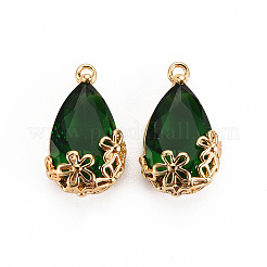 Transparent Glass Pendants&nbsp;X-GLAA-T007-05J