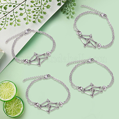 6Pcs 201 Stainless Steel Macrame Pouch Braided Gemstone Holder Bracelet Making&nbsp;BJEW-SC0001-72