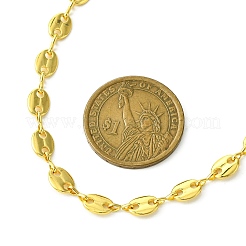 Brass Coffee Bean Chain Necklace for Women&nbsp;NJEW-JN04910