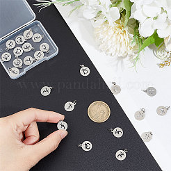 24Pcs 6 Styles 304 Stainless Steel Charms&nbsp;STAS-UN0048-62
