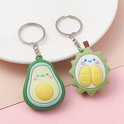 Fruit Theme PVC Pendants Keychain&nbsp;KEYC-YW0001-15