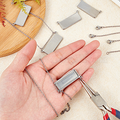 304 Stainless Steel Cable Chain Necklace Making&nbsp;DIY-UN0001-64